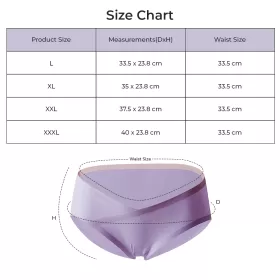 Sunveno Maternity Ultra Lite Pantie (XXXL) - Purple