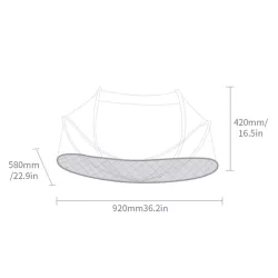 Sunveno Portable Baby Bed with Mosquito Net