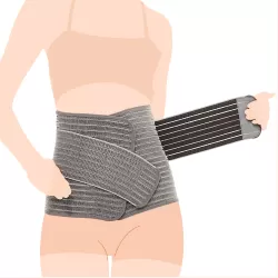 SUNVENO Postpartum Abdominal Maternity Belt - Grey, L/XL