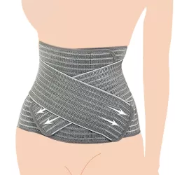 SUNVENO Postpartum Abdominal Maternity Belt - Grey, L/XL