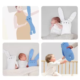 Sunveno Baby Comforting Rabbit Pillow - Blue