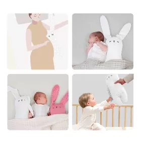 Sunveno Baby Comforting Rabbit Pillow - White