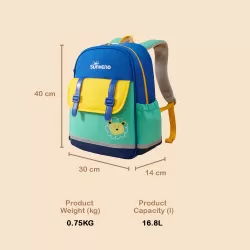 Sunveno School Backpack 16" - Green