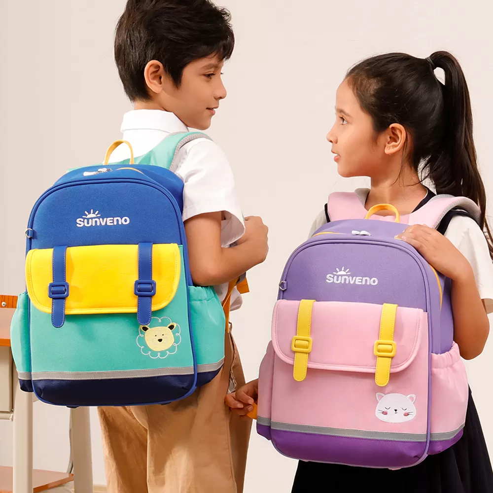 Sunveno School Backpack 16&quot; - Purple