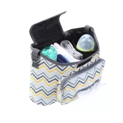 Sunveno - Baby Stroller Organizer Bag - Yellow Wave