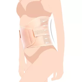 SUNVENO Abdominal Support Maternity Cross Grip Belly Wrap - Beige, 2XL