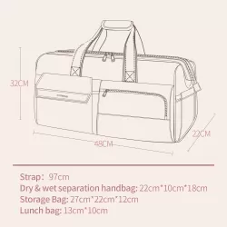 Sunveno 3in1 Travel Bag - Grey