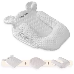 Sunveno Portable Baby Anti - spill Milk U Shape Pillow with 10° & 15° Slope pad