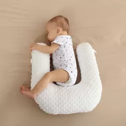 Sunveno Portable Baby Anti - spill Milk U Shape Pillow with 10° & 15° Slope pad