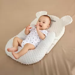 Sunveno Portable Baby Anti - spill Milk U Shape Pillow with 10° Slope pad