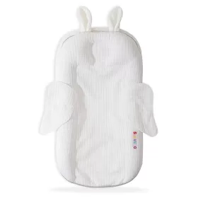 Sunveno Portable Baby Anti-spill Milk U Shape Pillow with Slope pad and Hip Pillow - White