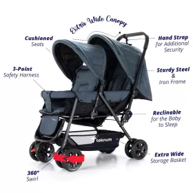 Story by Teknum Double Baby Stroller