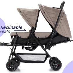 Story by Teknum Double Baby Stroller - Khaki