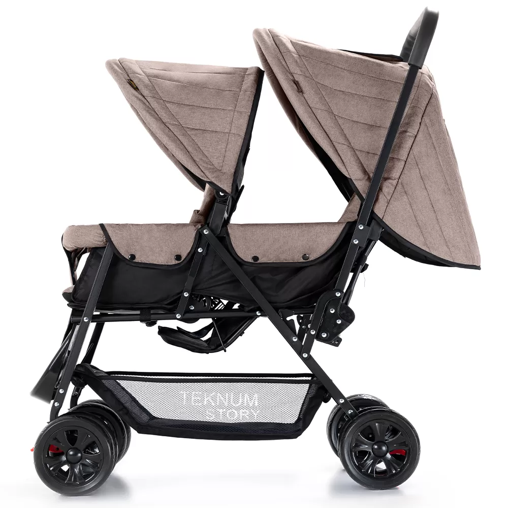 Story by Teknum Double Baby Stroller - Khaki