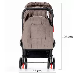 Story by Teknum Double Baby Stroller - Khaki