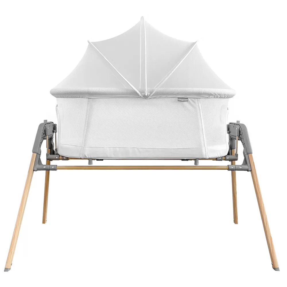 Teknum 3 - IN - 1 Baby Cradle Bassinet / Infant Cot with Mosquito net - White