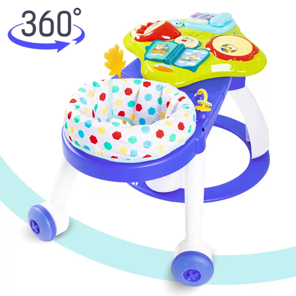 TEKNUM 3-in-1 Walker/ Activity Center- Blue