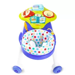 TEKNUM 3-in-1 Walker/ Activity Center- Blue