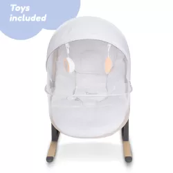 Teknum 3 - Stage Baby Bouncer / Recliner Seat with Mosquito net - Ivory