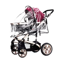 Teknum 3 in 1 Pram Stroller-Story-Wine