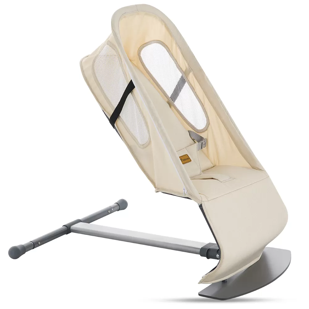 TEKNUM Baby Bouncer w/ Grab Toys - Ivory