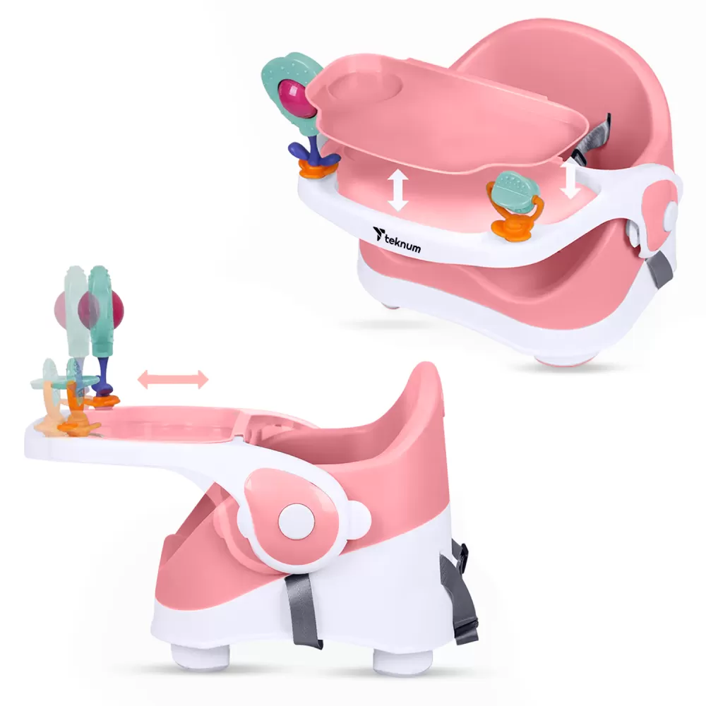 Teknum Portable Booster Chair - Pink