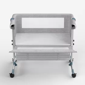 Teknum Bedside Crib - Grey