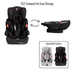 Teknum Nova Car Seat - Black, (9month to 12years)