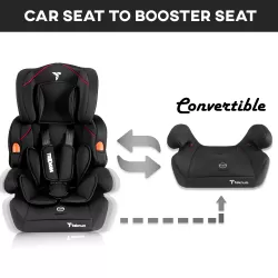 Teknum Nova Car Seat - Black, (9month to 12years)