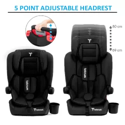 Teknum Pack and Go Foldable Car Seat Black