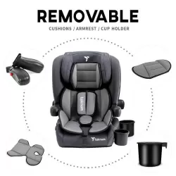 Teknum Pack and Go Foldable Car Seat Grey