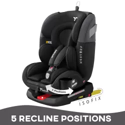 Teknum Evolve 360° Car Seat 0 - 12yrs Black with Isofix