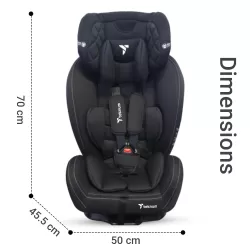 Teknum Evolve 2 Car Seat 0 - 12yrs - Black