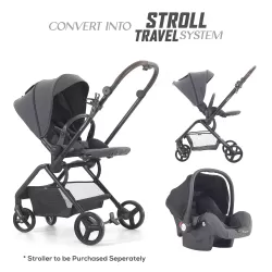 Teknum STROLL-1 Compacto Baby Car Seat-Black