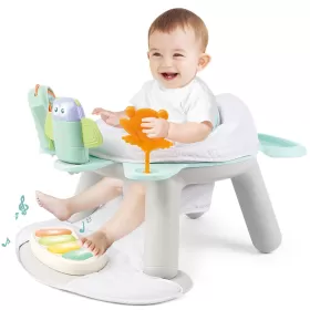 Teknum 2 - IN - 1 Dining Chair / Toddler Play Seat with Pedal Piano - White