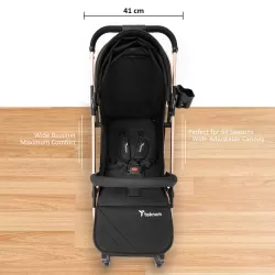 Teknum Explorer Travel Stroller - Black