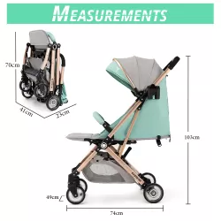 Teknum Explorer Travel Stroller - Mint Green