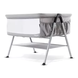 Teknum FELLOW 2 Twin Bedside Crib Bassinet - Grey