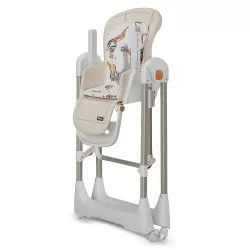 Teknum 5 - IN - 1 Swing with High Chair with Lockable wheels - Ivory