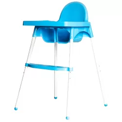 Teknum - High Chair With Removable Tray - Blue