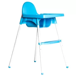 Teknum - High Chair With Removable Tray - Blue