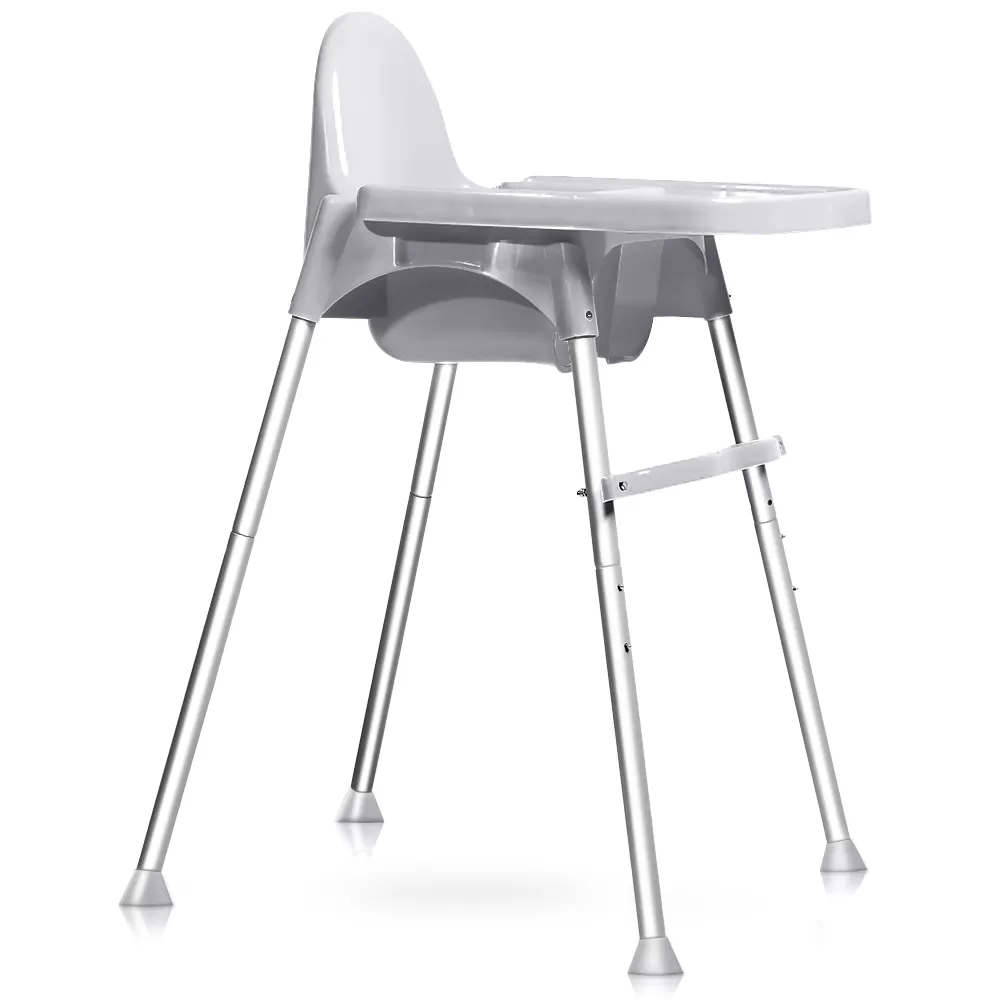 Teknum - High Chair With Removable Tray - Grey