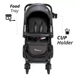 Teknum Reversible Moon Walk Stroller Black