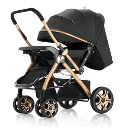 TEKNUM Reversible Trip2 Stroller - Black