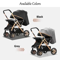 TEKNUM Reversible Trip2 Stroller - Black