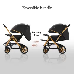 TEKNUM Reversible Trip2 Stroller - Black