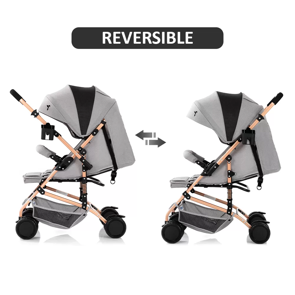 Teknum Reversible Trip Stroller Grey