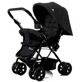 Teknum Reversible Look at Me Stroller - Black