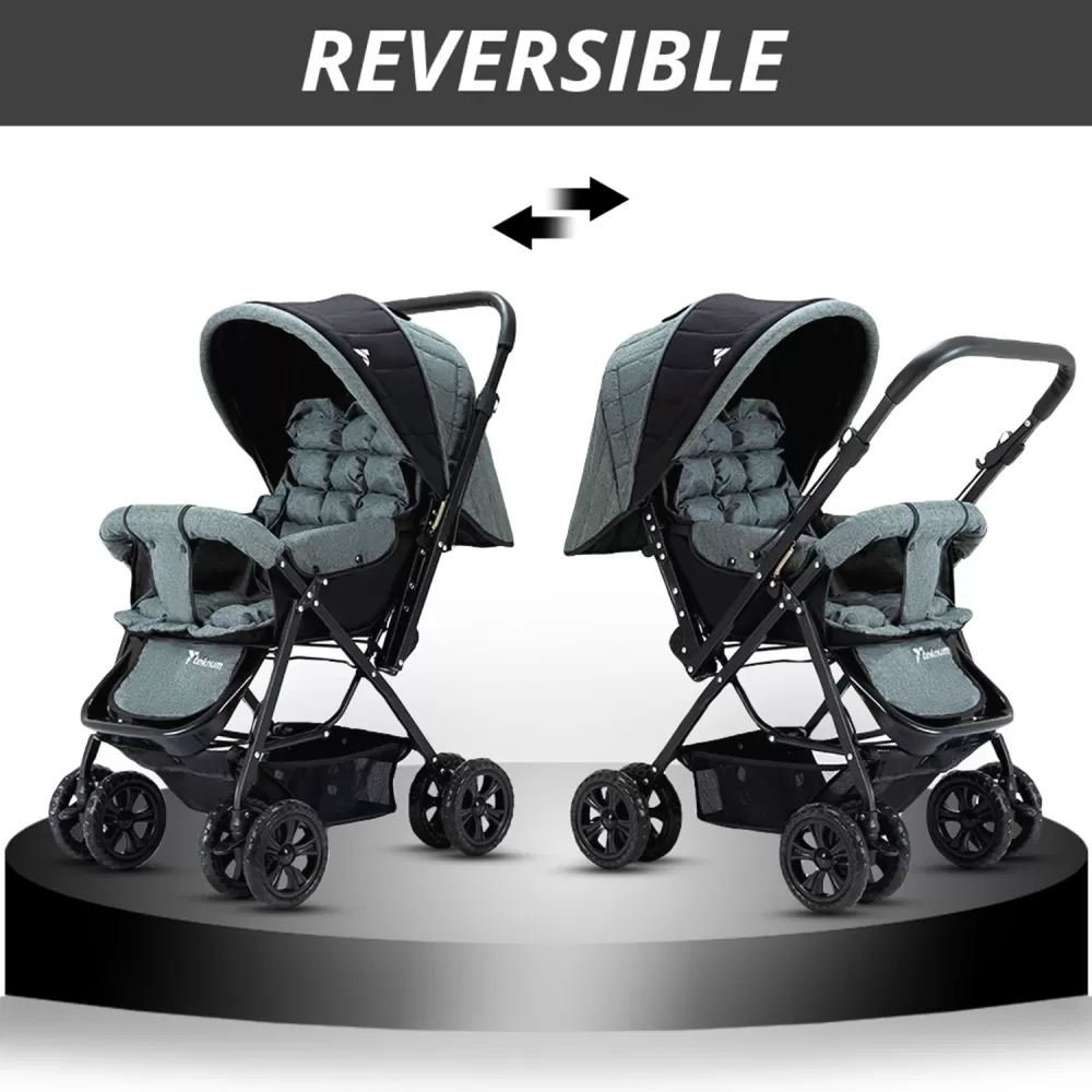 Teknum Reversible Look at Me Stroller - Dark Grey