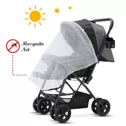 Teknum Reversible Look at Me Stroller - Grey